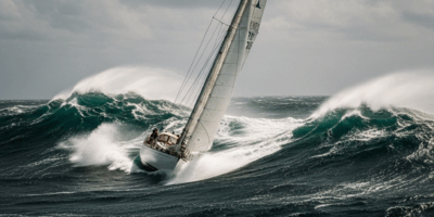 classic contessa 32 sailboat sailing in heavy weather with r 20260331 094557