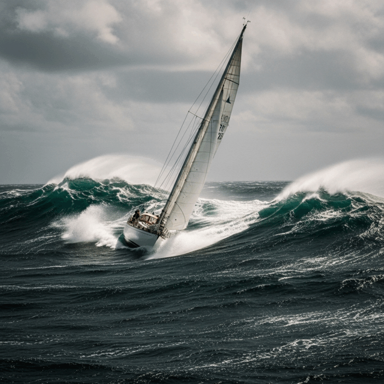 classic contessa 32 sailboat sailing in heavy weather with r 20260331 094557