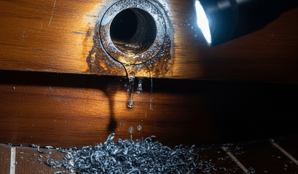 Sailboat Through Hull Fitting Leaks How to Stop