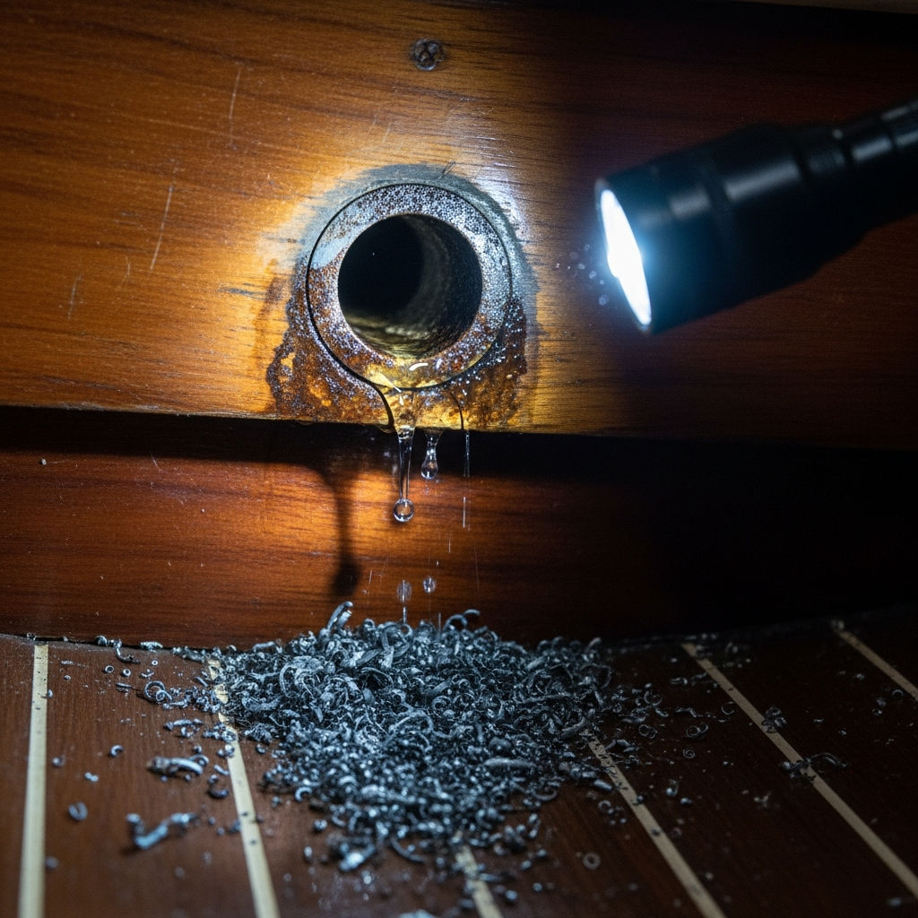 Sailboat Through Hull Fitting Leaks How to Stop